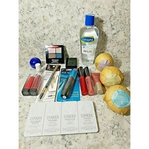Makeup Lot Bundle Revlon Almay Clinique Bath Bombs L'oreal 16‎ Pieces NEW